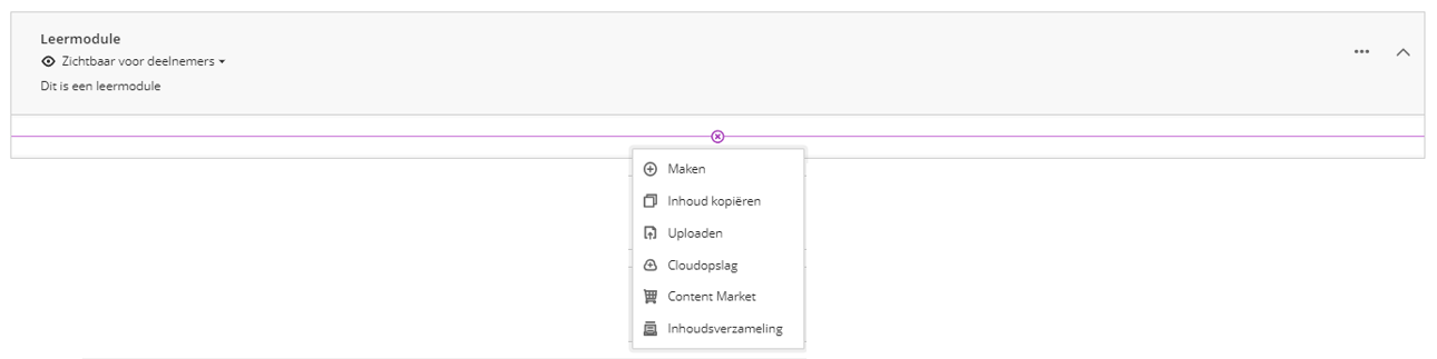 afbeelding leermodule aanmaken